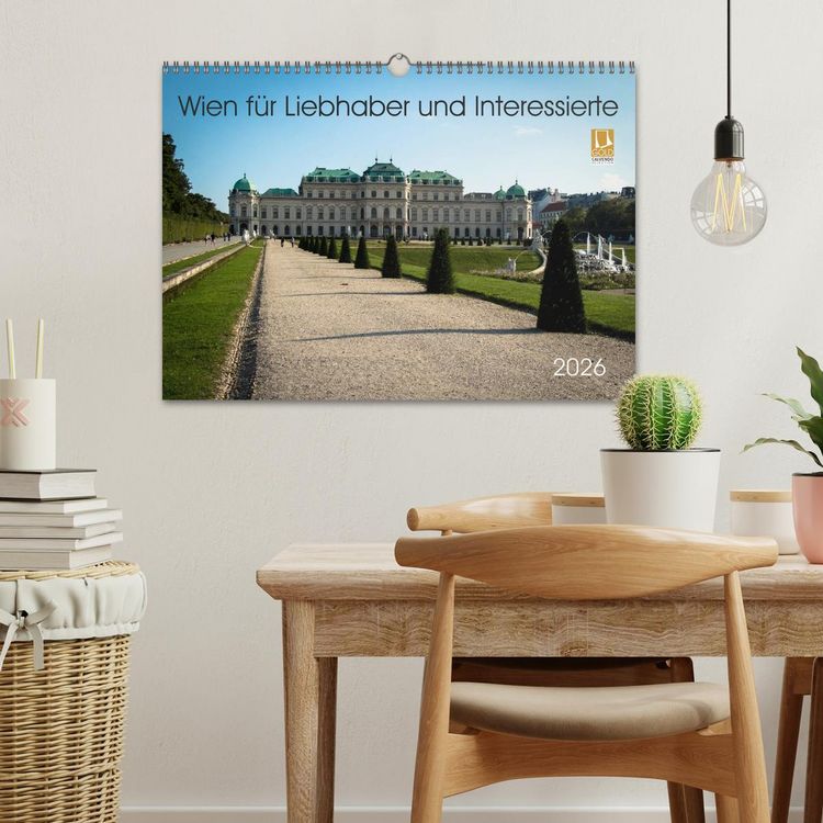 Produktbild: Wien f&uuml;r Liebhaber und Interessierte (Wandkalender 2026 DIN A3 quer), CALVENDO Monatskalender