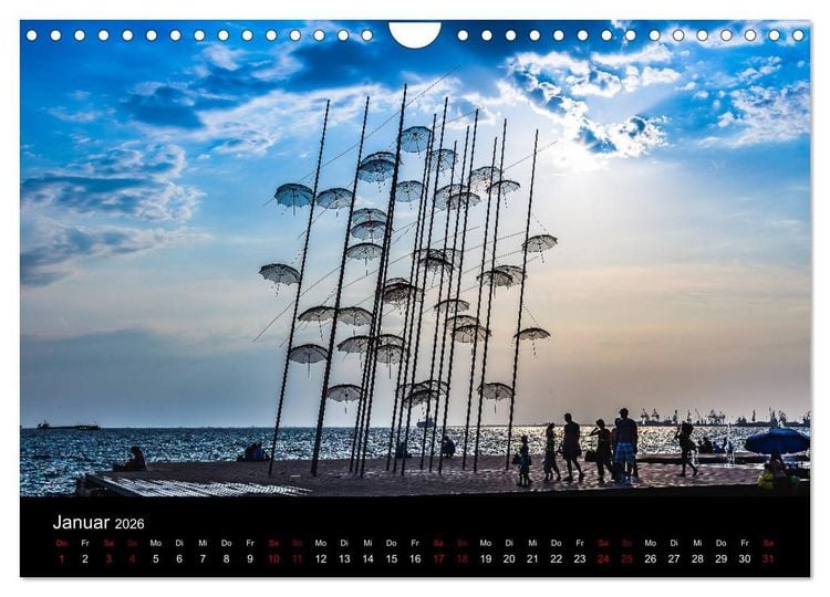 Produktbild: Reiseziele in Griechenland (Wandkalender 2026 DIN A4 quer), CALVENDO Monatskalender