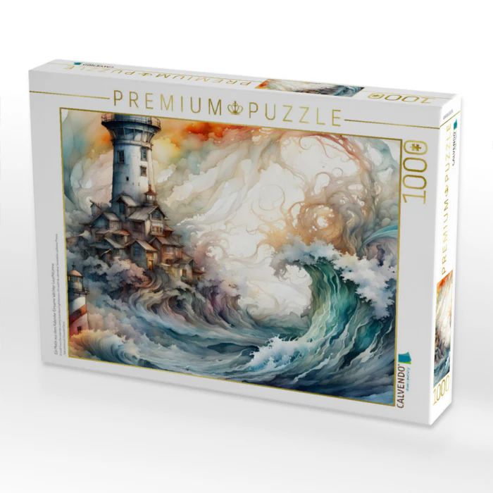 Produktbild: CALVENDO Puzzle Ein Motiv aus dem Kalender Einsame W&auml;chter Leuchtt&uuml;rme | 1000 Teile Lege-Gr&ouml;&szlig;e 64x48cm Foto-Puzzle f&uuml;r gl&uuml;ckliche Stunden