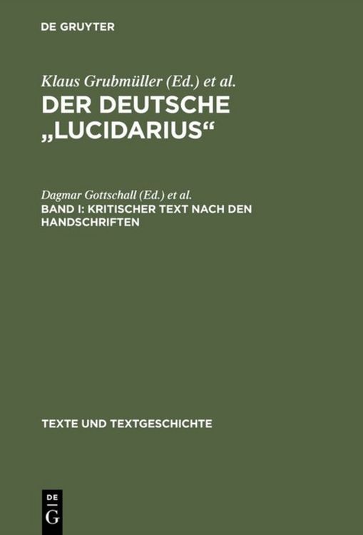 Produktbild: Kritischer Text nach den Handschriften