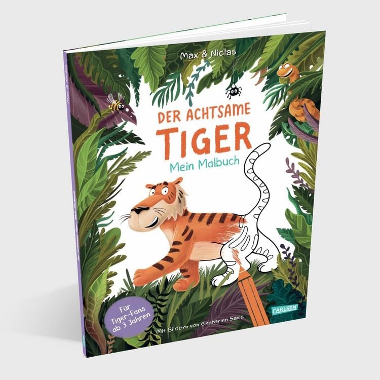 Produktbild: Der achtsame Tiger: Mein Malbuch