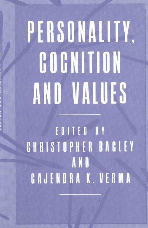 Produktbild: Personality, Cognition and Values