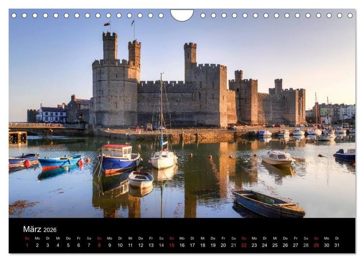 Produktbild: Wales (Wandkalender 2026 DIN A4 quer), CALVENDO Monatskalender
