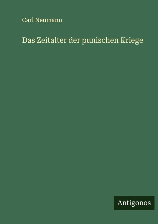 Produktbild: Das Zeitalter der punischen Kriege