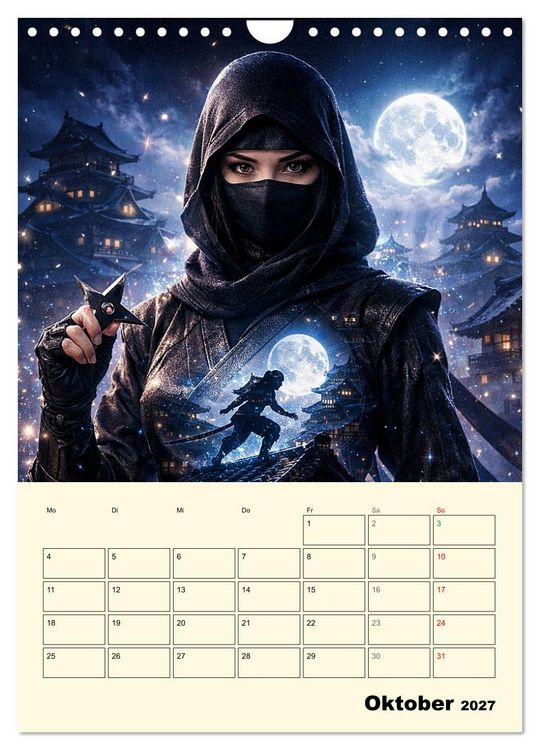 Produktbild: Seele des Kriegers (Wandkalender 2027 DIN A4 hoch), CALVENDO Monatskalender