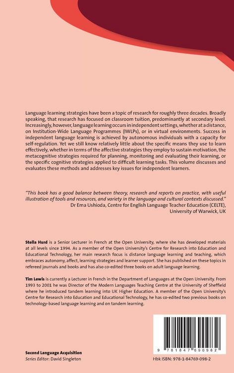 Produktbild: Language Learning Strategies in Independent Settings
