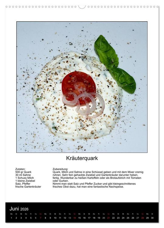 Produktbild: Omas Familienkochkalender (Wandkalender 2026 DIN A2 hoch), CALVENDO Monatskalender