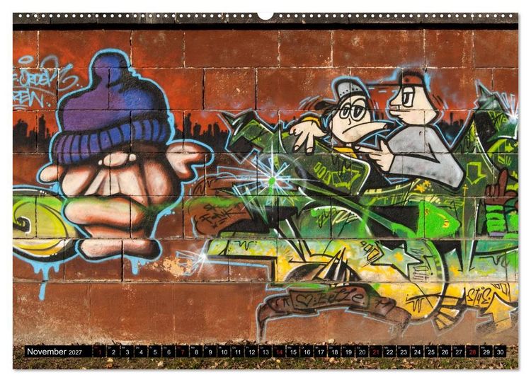Produktbild: Streetart am Wiener Donaukanal (Wandkalender 2027 DIN A2 quer), CALVENDO Monatskalender