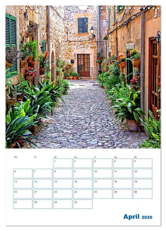 Produktbild: S&oacute;ller auf Mallorca &ndash; Terminplaner (Wandkalender 2026 DIN A3 hoch), CALVENDO Monatskalender