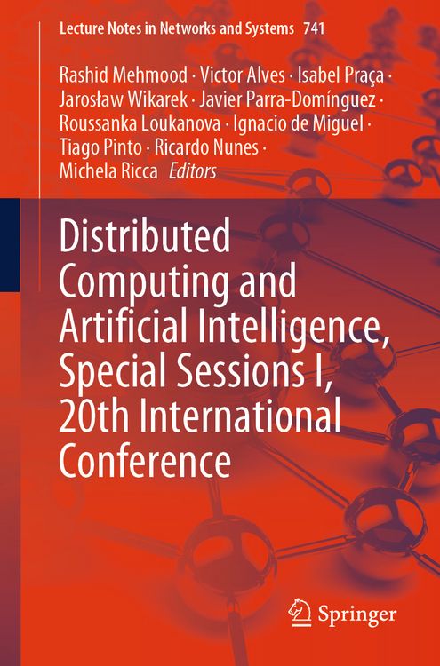 Produktbild: Distributed Computing and Artificial Intelligence, Special Sessions I, 20th International Conference
