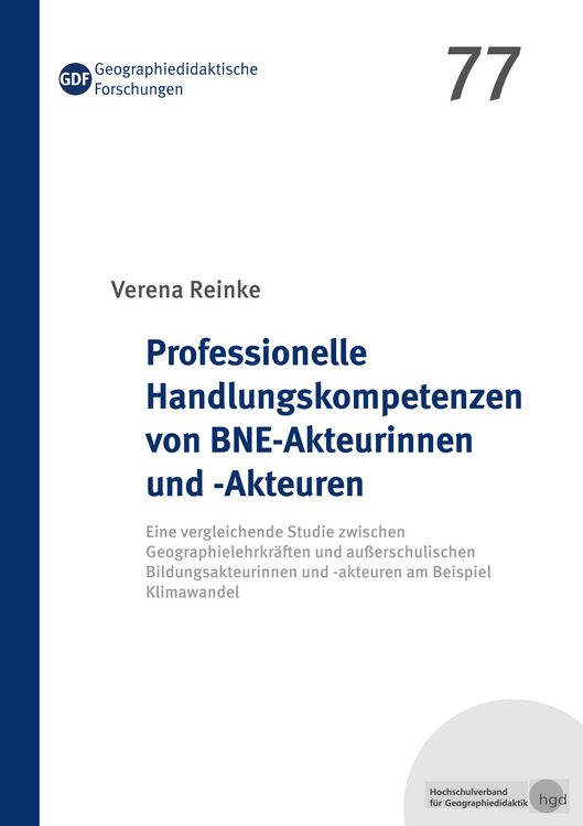 Produktbild: Professionelle Handlungskompetenzen von BNE-Akteurinnen und -Akteuren