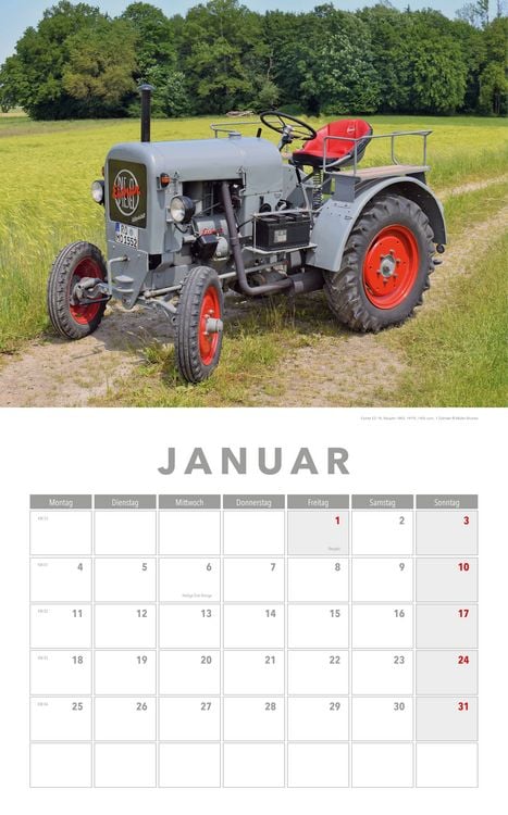 Produktbild: Traktoren Kalender 2027