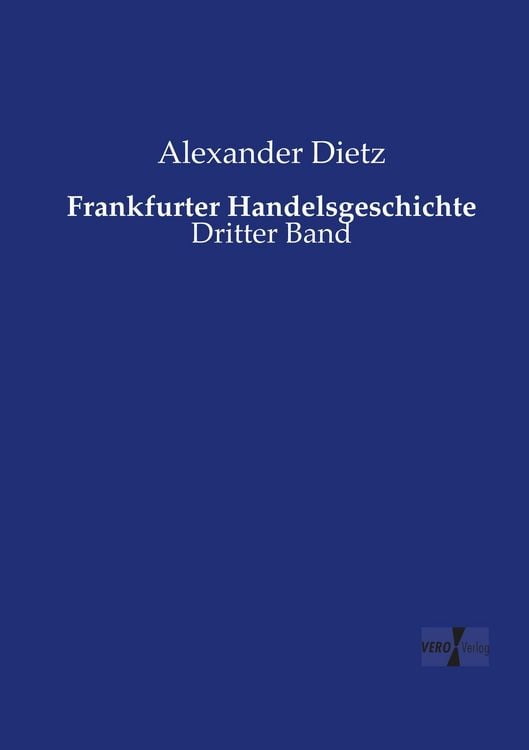 Produktbild: Frankfurter Handelsgeschichte