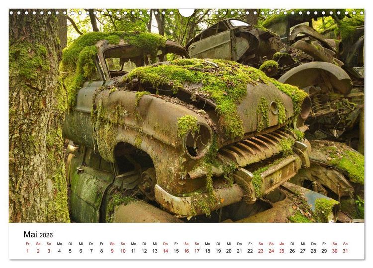 Produktbild: Rostende Legenden (Wandkalender 2026 DIN A3 quer), CALVENDO Monatskalender