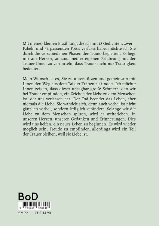 Produktbild: Die Trauer wird bleiben, weil sie Liebe ist