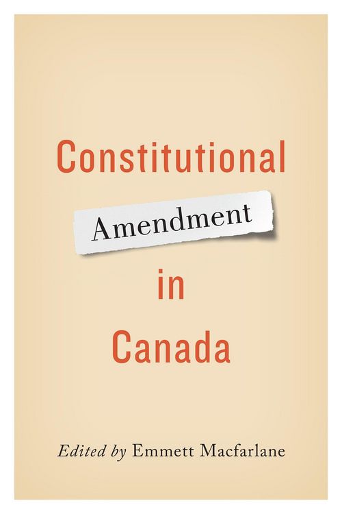 Produktbild: Constitutional Amendment in Canada