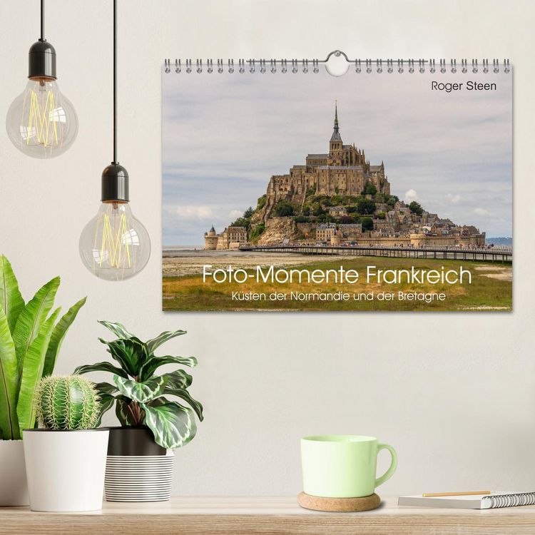 Produktbild: K&uuml;sten der Normandie und der Bretagne (Wandkalender 2026 DIN A4 quer), CALVENDO Monatskalender