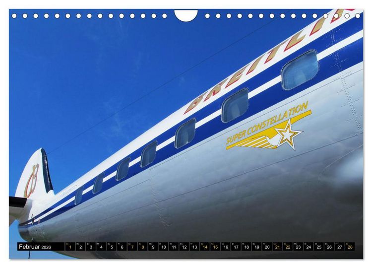 Produktbild: Lockheed Super Constellation HB-RSC (Wandkalender 2026 DIN A4 quer), CALVENDO Monatskalender
