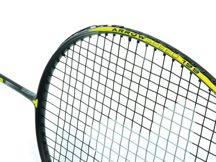 Produktbild: Talbot-Torro 439884 - Badmintonschl&auml;ger Arrowspeed 199, Graphit Composite, One Piece Optic, 98g, gelb/schwarz, Freizeitschl&auml;ger