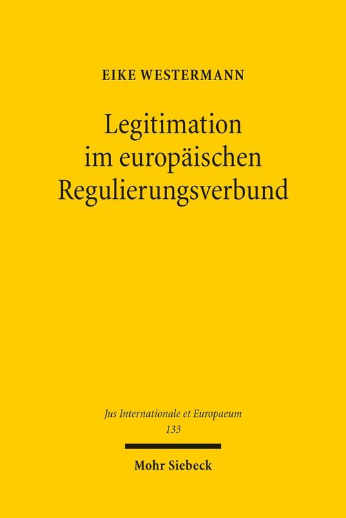 Produktbild: Legitimation im europ&auml;ischen Regulierungsverbund