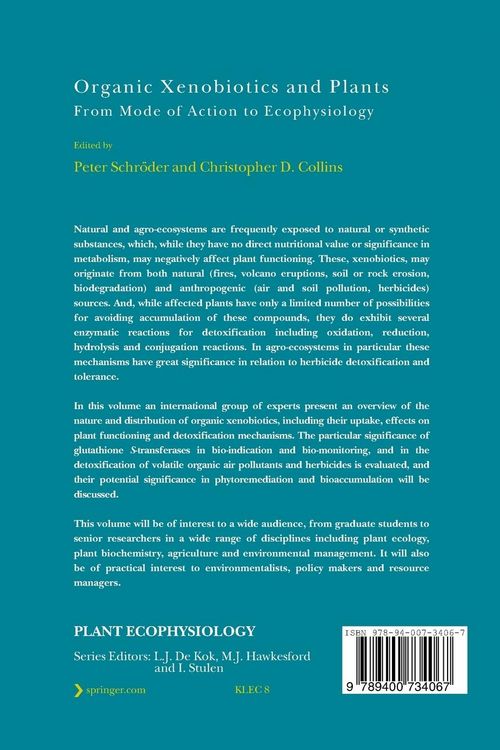 Produktbild: Organic Xenobiotics and Plants