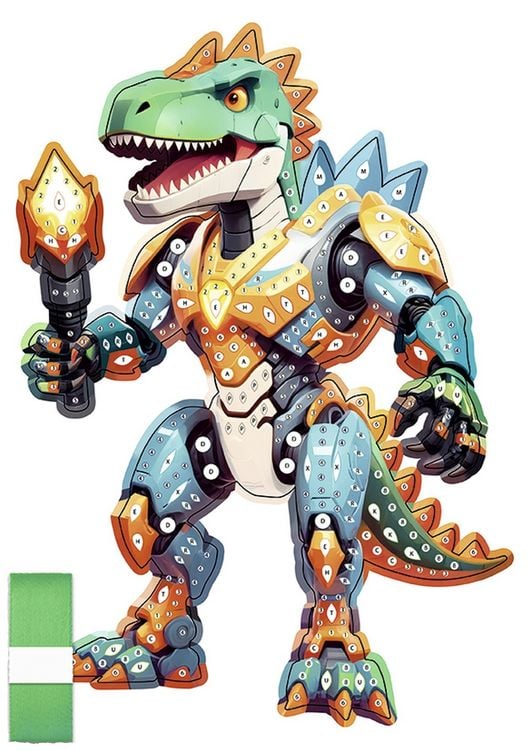 Produktbild: URSUS Kinder-Bastelsets Diamond Painting Deko-Set Roborex