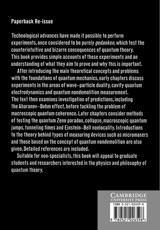 Produktbild: Testing Quantum Mechanics on New Ground