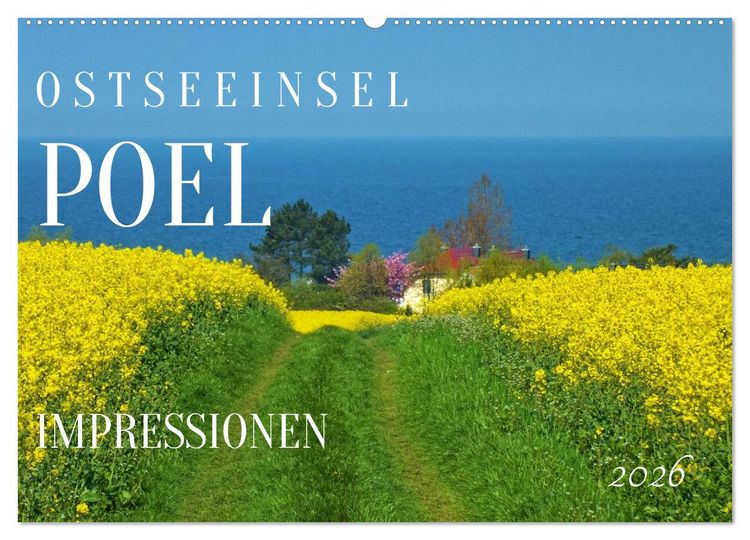 Produktbild: Ostseeinsel Poel - K&uuml;stenimpressionen (Wandkalender 2026 DIN A2 quer), CALVENDO Monatskalender