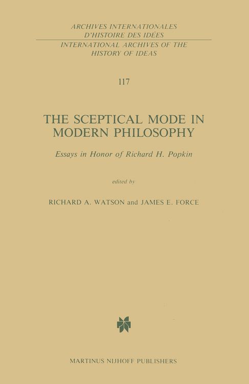 Produktbild: The Sceptical Mode in Modern Philosophy