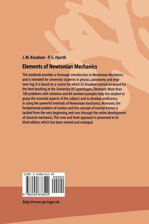 Produktbild: Elements of Newtonian Mechanics