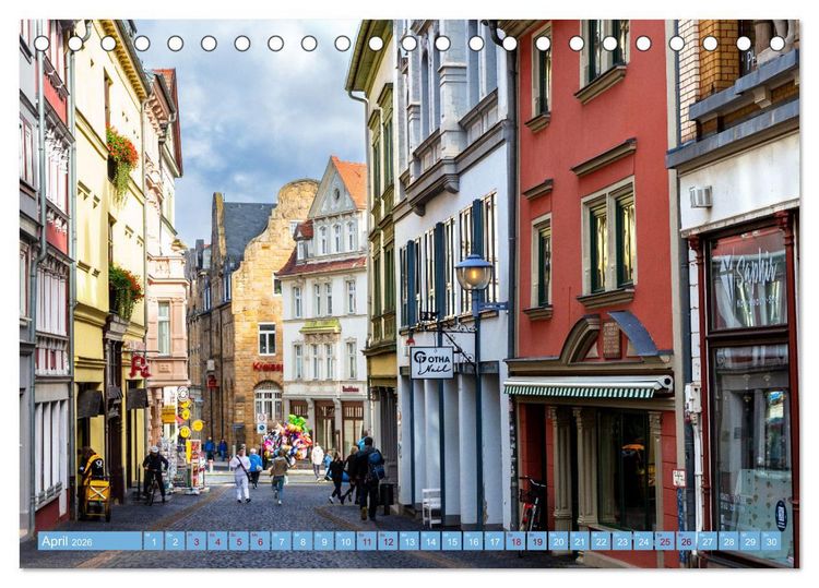 Produktbild: Residenzstadt Gotha - Reise durch das sch&ouml;ne Th&uuml;ringen (Tischkalender 2026 DIN A5 quer), CALVENDO Monatskalender