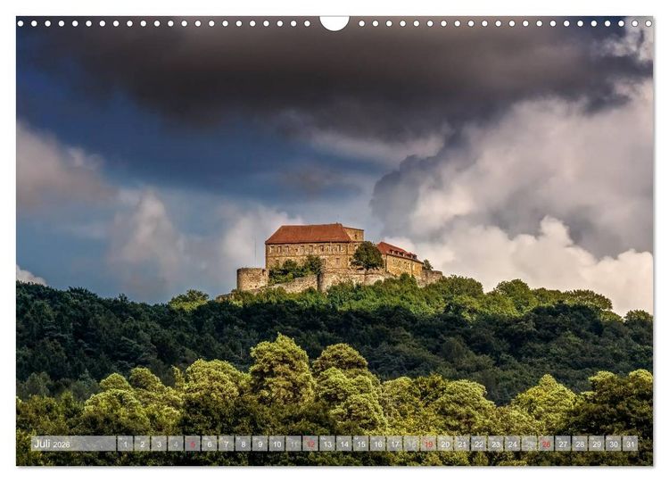 Produktbild: Burgenlandschaft Fr&auml;nkische Schweiz (Wandkalender 2026 DIN A3 quer), CALVENDO Monatskalender
