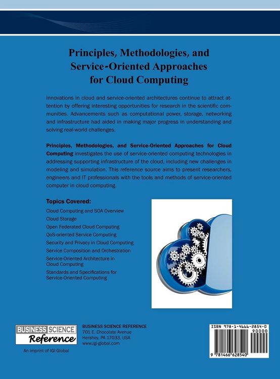 Produktbild: Principles, Methodologies, and Service-Oriented Approaches for Cloud Computing