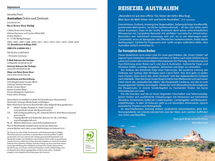 Produktbild: Reise Know-How Reisef&uuml;hrer Australien Osten und Zentrum