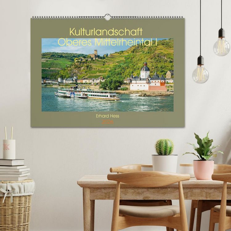 Produktbild: Kulturlandschaft Oberes Mittelrheintal I (Wandkalender 2026 DIN A2 quer), CALVENDO Monatskalender