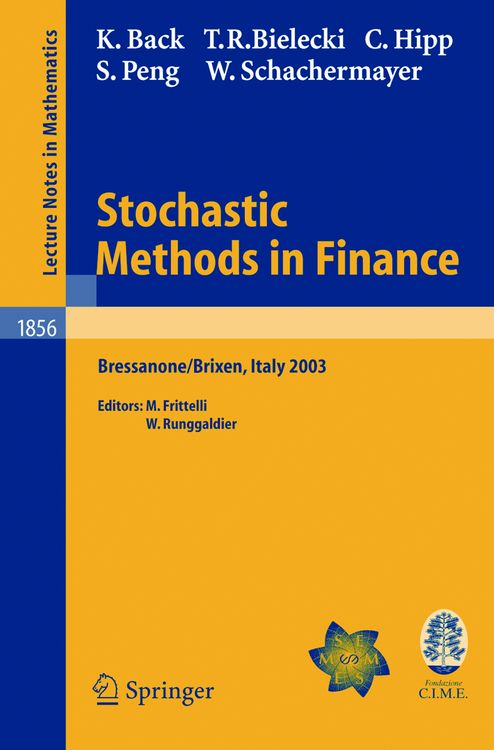 Produktbild: Stochastic Methods in Finance
