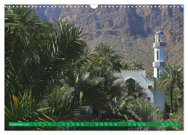 Produktbild: Unterwegs im Weihrauchland Oman (Wandkalender 2026 DIN A3 quer), CALVENDO Monatskalender