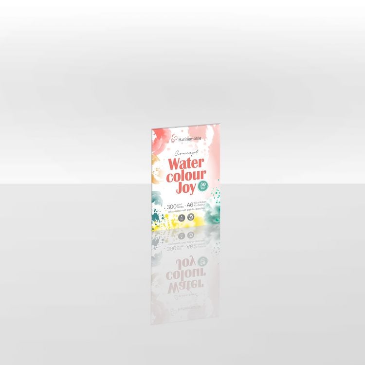 Produktbild: Hahnem&uuml;hle Concept Watercolour Joy DIN A6, 50 Bogen