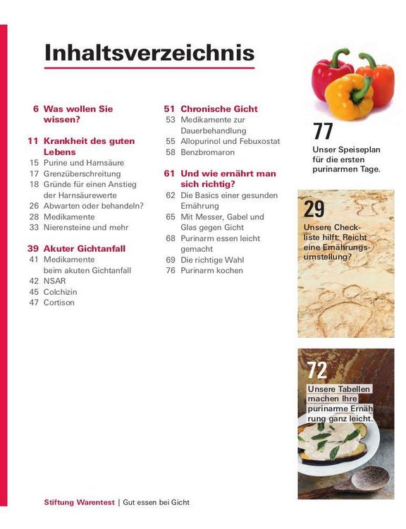 Produktbild: Gut essen bei Gicht