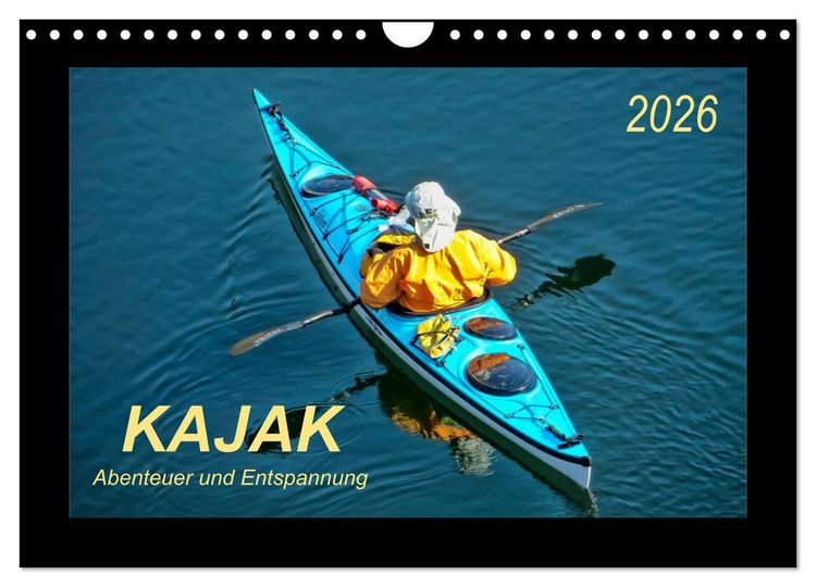 Produktbild: Kajak - Abenteuer und Entspannung (Wandkalender 2026 DIN A4 quer), CALVENDO Monatskalender
