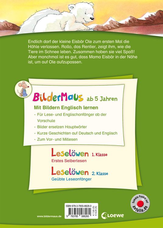 Produktbild: Bildermaus - Mit Bildern Englisch lernen - Geschichten vom kleinen Eisbären - Little Polar Bear Stories
