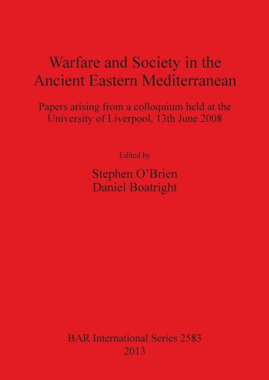 Produktbild: Warfare and Society in the Ancient Eastern Mediterranean