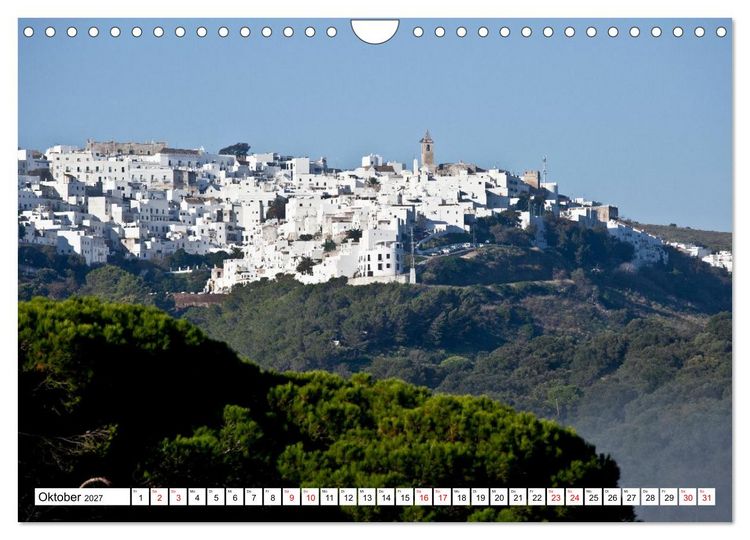Produktbild: Momente einer Reise - Pueblos Blancos (Wandkalender 2027 DIN A4 quer), CALVENDO Monatskalender