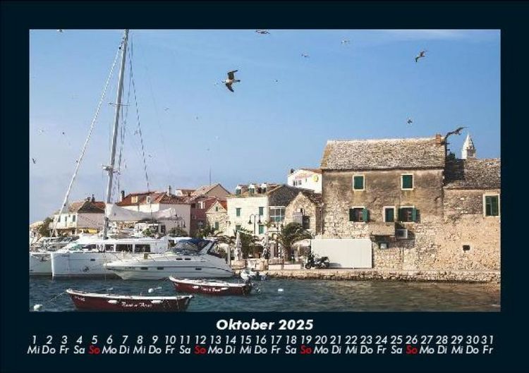 Produktbild: Boote und Segelschiffe 2025 Fotokalender DIN A5