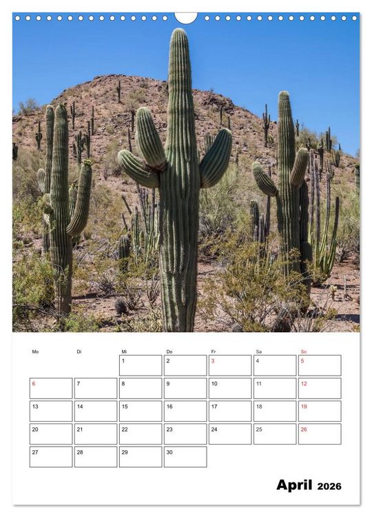 Produktbild: USA S&uuml;dwest Facettenreiche Landschaften (Wandkalender 2026 DIN A3 hoch), CALVENDO Monatskalender