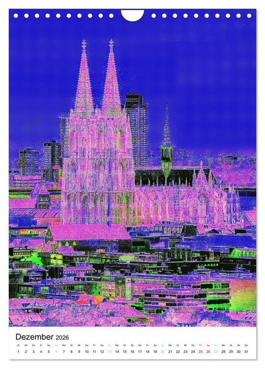 Produktbild: K&ouml;ln "in Hochform" (Wandkalender 2026 DIN A4 hoch), CALVENDO Monatskalender