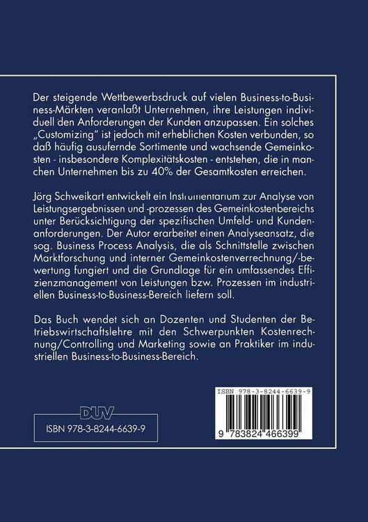 Produktbild: Integrative Proze&szlig;kostenrechnung