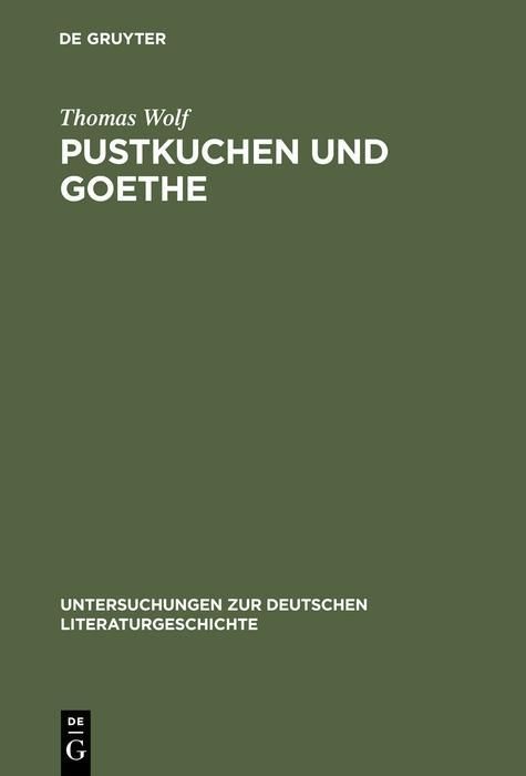 Produktbild: Pustkuchen und Goethe