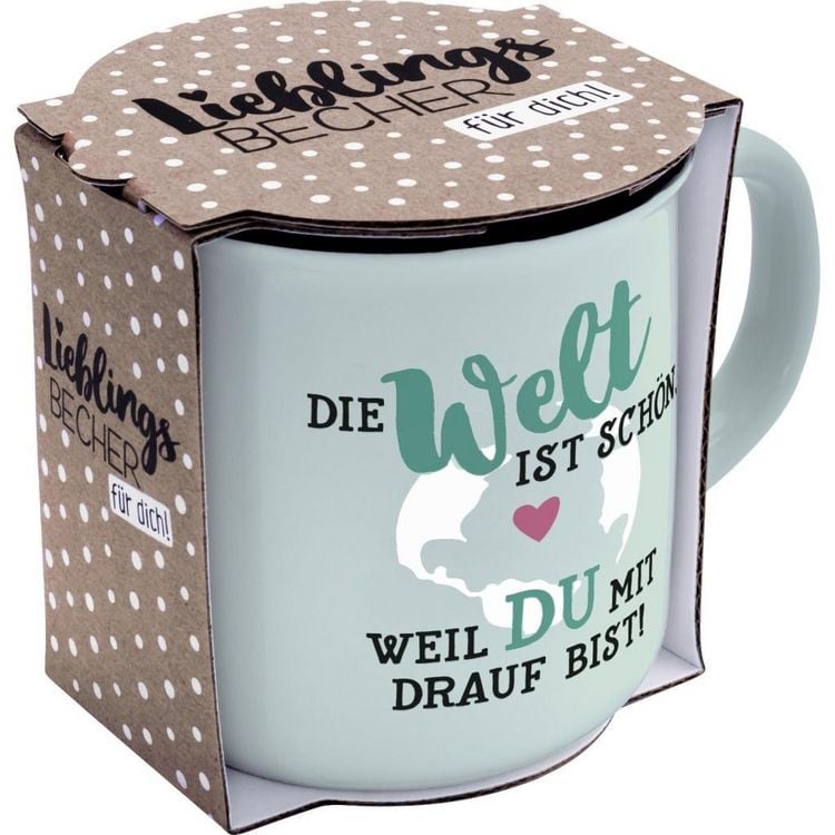 Produktbild: Tasse "Die Welt ist sch&ouml;n&hellip;"