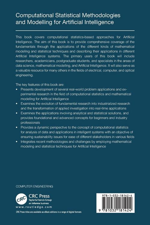 Produktbild: Computational Statistical Methodologies and Modeling for Artificial Intelligence